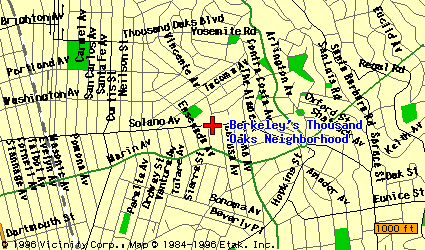 Map Of 1000 Oaks