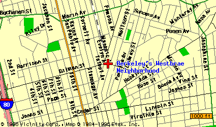 Map Of Westbrae