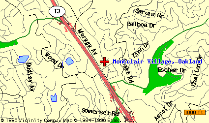 Map Of Montclair