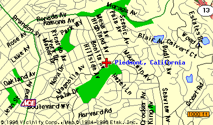 Map Of Piedmont